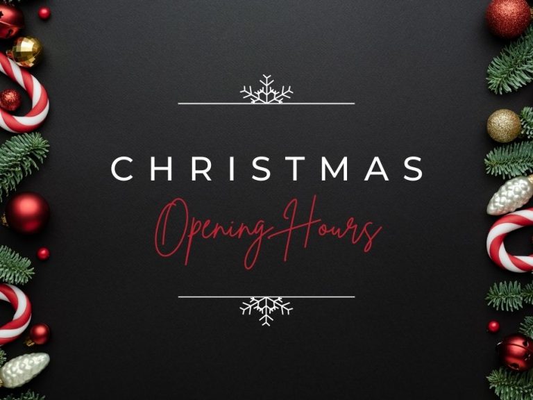Christmas Opening Hours Banners
