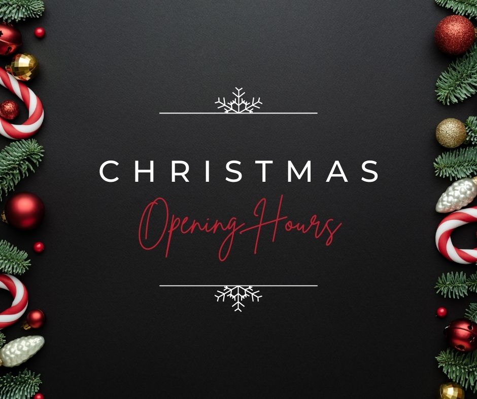 Christmas Opening Hours Banners