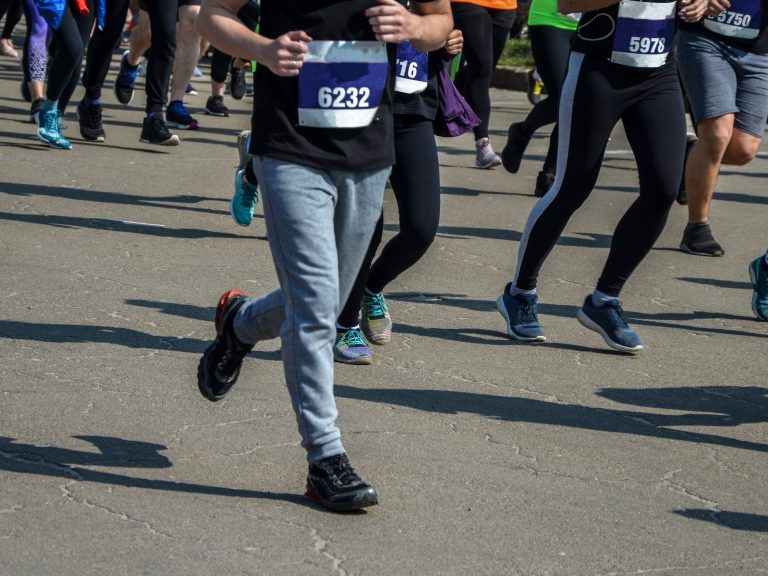 Running foot placement